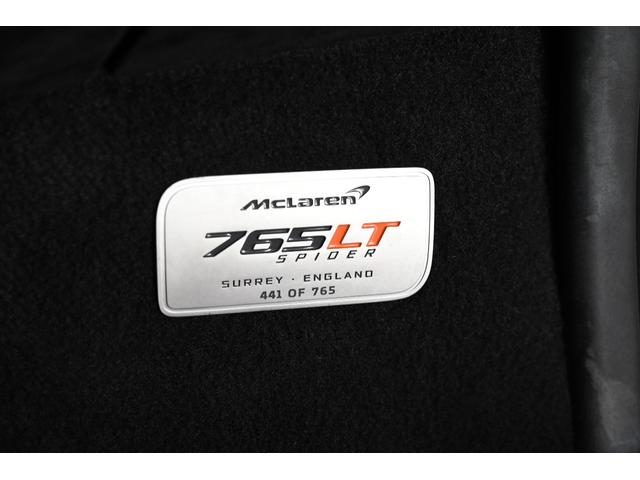 ７６５ＬＴスパイダー 　カーボンファイバーエクステリアアップグレード１＆２／カーボンファイバーブロントフェンダールーバー／ブラック＆バーントオレンジインテリア／レーシングシートツーリングサイズ／Ｂ＆Ｗ１２スピーカー（74枚目）