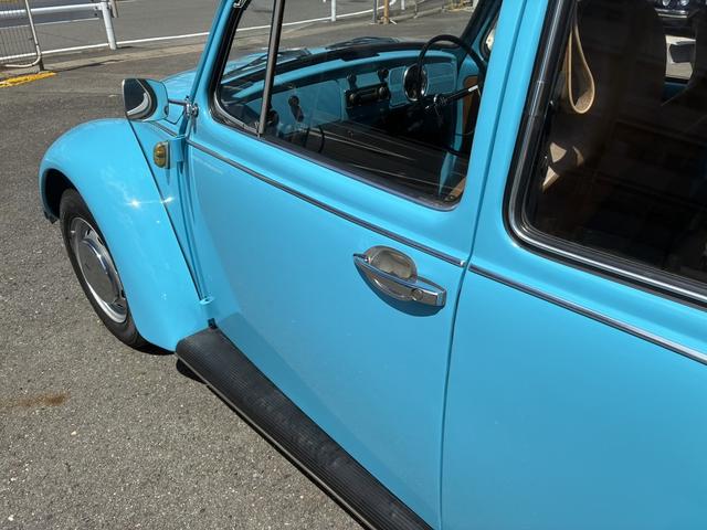 ビートル 12V 右ハンドル・ディーラー車・フロントディスクブレーキ・オーバーホール済1600ccエンジン・ノーマル車高(14枚目)