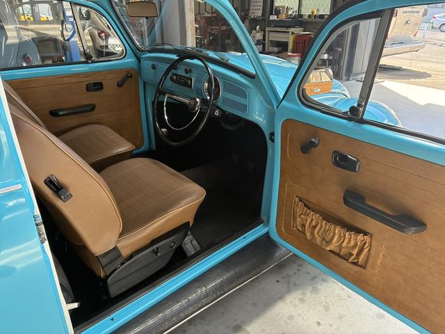 ビートル 12V 右ハンドル・ディーラー車・フロントディスクブレーキ・オーバーホール済1600ccエンジン・ノーマル車高(18枚目)