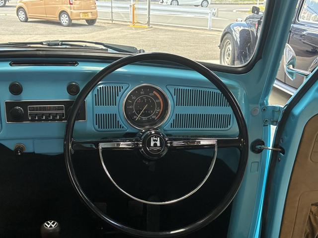 ビートル 12V 右ハンドル・ディーラー車・フロントディスクブレーキ・オーバーホール済1600ccエンジン・ノーマル車高(24枚目)
