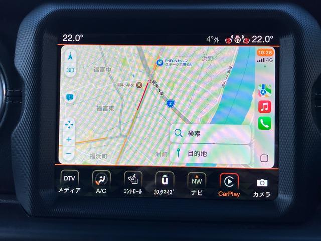 ジープ・ラングラーアンリミテッド 認定中古車 アップルカープレイ対応 Bluetoothオーディオ 衝突被害軽減ブレーキ バックカメラ 前後障害物センサー(68枚目)