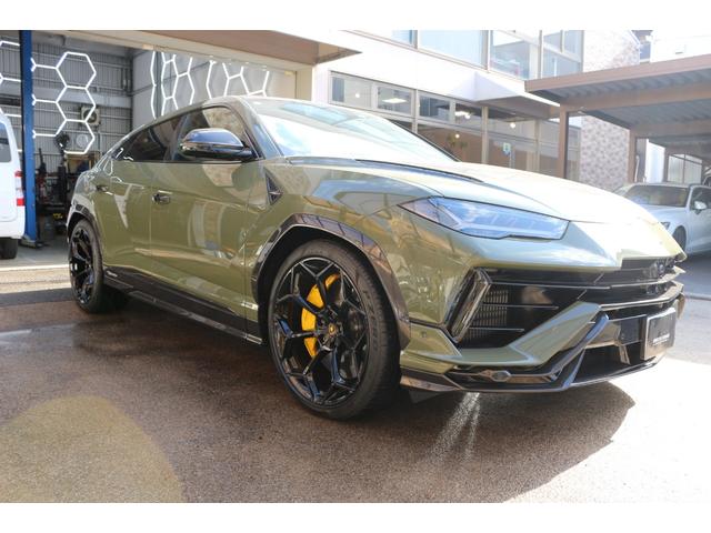 ウルス ペルフォルマンテ フルエクステリアカーボンPKG カーボンファイバーボンネット カーボンファイバールーフ 23インチpelopeシャイニーブラックホイール 3DBang&Olufsen カーボンファイバーキックプレート(45枚目)