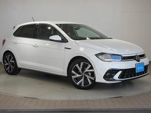 ポロ TSI Rライン LEDヘッドライト IQライト レーンキープアシスト 後方死角検知機能 Discoverパッケージ 17インチアルミホイール トラベルアシスト スマートキー(3枚目)