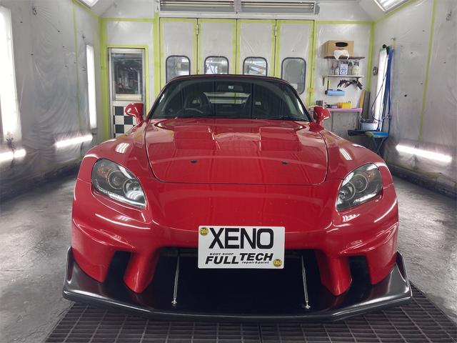 Ｓ２０００ タイプＶ　社外ヘッドライト　社外Ｆバンパー　サイドステップ　ＧＴウイング　モデューロマフラー　カーボンボンネット　社外ＨＤＤナビフルセグＴＶ　ＡＤＶＡＮ１８アルミ（2枚目）