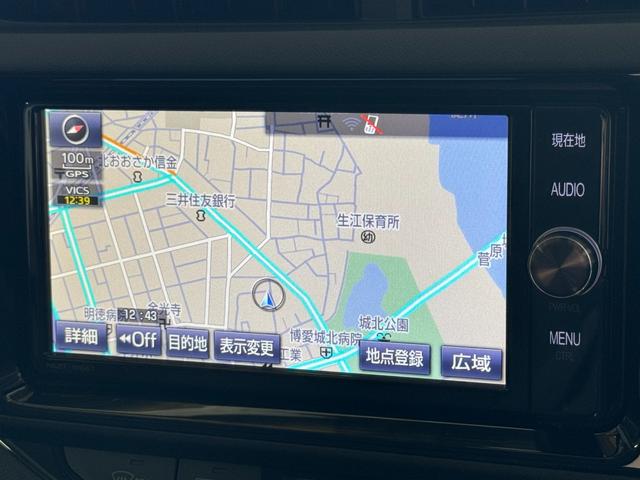 アクア S 純正SDナビ バックカメラ フルセグ LDA PCS オートマチックハイビーム スマートキー DVD再生 Bluetooth接続可 取扱説明書アリ 保証書アリ ナビ取説アリ スペアキー有(28枚目)