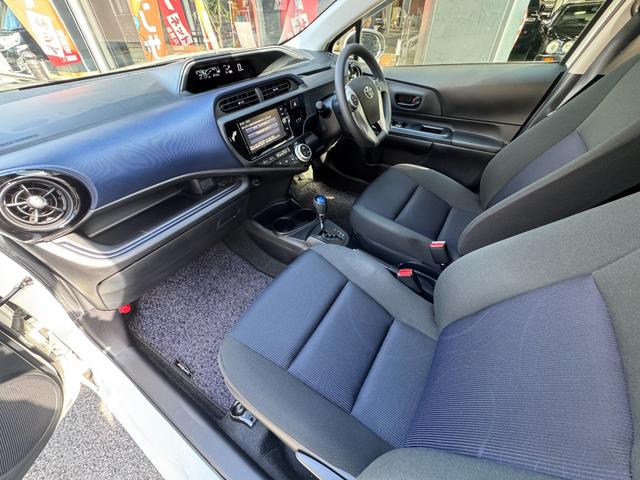 アクア S 純正SDナビ バックカメラ フルセグ LDA PCS オートマチックハイビーム スマートキー DVD再生 Bluetooth接続可 取扱説明書アリ 保証書アリ ナビ取説アリ スペアキー有(32枚目)