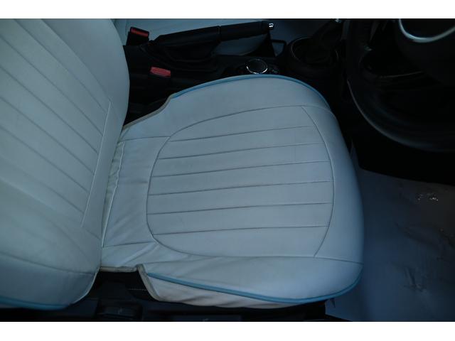 ＭＩＮＩ クーパー　アイスブルー　限定車アイスブルー　純正ＨＤＤナビ　純正１８インチホワイトＡＷ　社外Ｂカメラ　コンフォートアクセス　ＬＥＤヘッドライト　カバナシートカバー（38枚目）