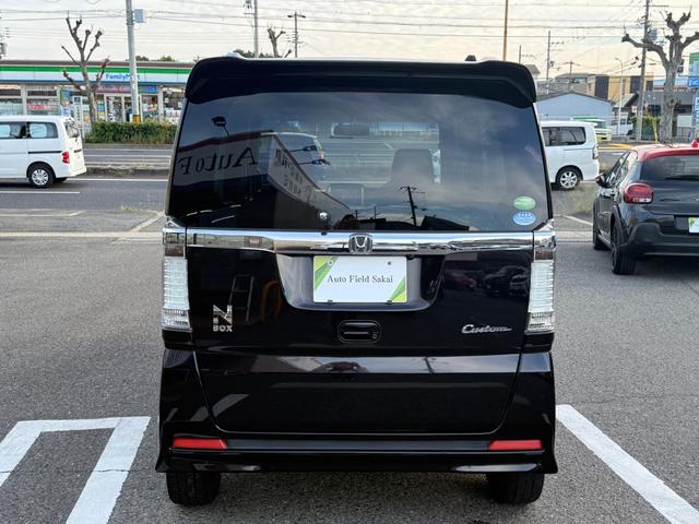 N-BOXカスタム G SSパッケージ 両側パワースライドドア・バックモニター・CD/DVD・フルセグTV・ETC・HIDヘッドライト・フロントフォグランプ・衝突被害軽減ブレーキ(8枚目)