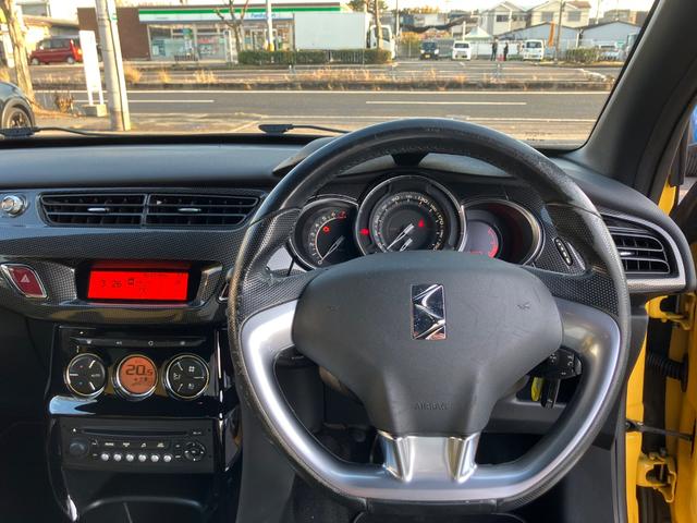 ＤＳ３ スポーツシック　６速マニュアル　ＥＴＣ　ドラレコ　クルーズコントロール　クリアランスソナー　イエローシフトノブ　イエローシート（30枚目）