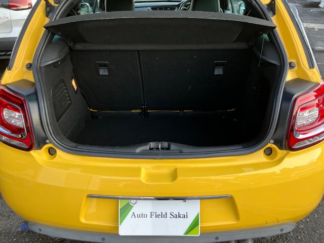 ＤＳ３ スポーツシック　６速マニュアル　ＥＴＣ　ドラレコ　クルーズコントロール　クリアランスソナー　イエローシフトノブ　イエローシート（48枚目）