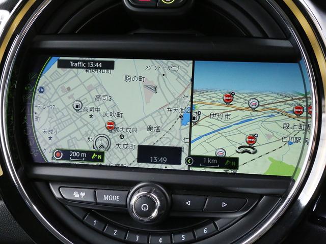 クーパー クラブマン 禁煙 LEDヘッドライト リアコーナーセンサー バックカメラ 衝突被害軽減ブレーキ 17インチAW 純正ナビ ペッパーPKG(10枚目)