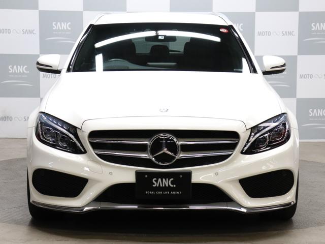C200 ステーションワゴン スポーツ 1オーナー禁煙 エアサス AMG18AW 大型ブレーキ 黒革 アダプティブクルーズコントロール 衝突被害軽減ブレーキ ステアリングアシスト レザーダッシュボード(3枚目)