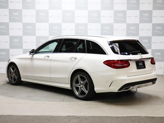 C200 ステーションワゴン スポーツ 1オーナー禁煙 エアサス AMG18AW 大型ブレーキ 黒革 アダプティブクルーズコントロール 衝突被害軽減ブレーキ ステアリングアシスト レザーダッシュボード(9枚目)