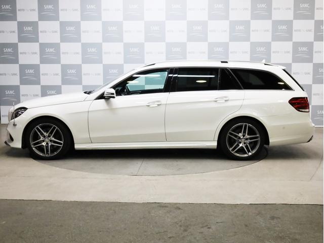 E250 ステーションワゴン アバンギャルド 1オーナー禁煙 ディーラー記録簿 純正ナビ フルセグTV Bカメラ ステアリングアシスト付きアダプティブクルーズコントロール AMG18AW AMG18インチホイール 大型ブレーキ 電動リアゲート(6枚目)