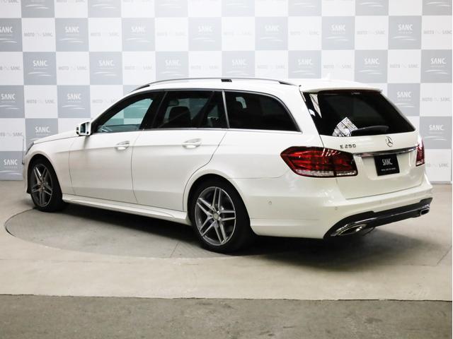 E250 ステーションワゴン アバンギャルド 1オーナー禁煙 ディーラー記録簿 純正ナビ フルセグTV Bカメラ ステアリングアシスト付きアダプティブクルーズコントロール AMG18AW AMG18インチホイール 大型ブレーキ 電動リアゲート(9枚目)