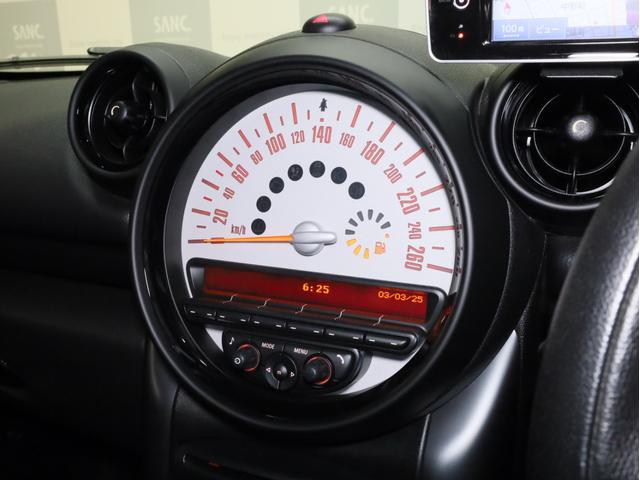 ＭＩＮＩ クーパーＳ　クロスオーバー　禁煙車　ナビゲーション　ワンセグＴＶ　前後タイプドライブレコーダー　バイキセノンライト　フロントリアフォグライト　フルオートエアコン　ＥＴＣ　ボンネットストライプ　純正１７インチアルミホイール（40枚目）