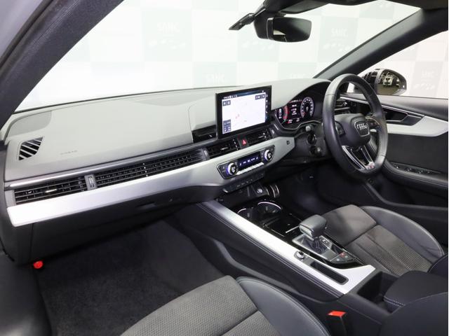 Ａ４ ３５ＴＦＳＩ　Ｓライン　禁煙　Ｓ４用１９インチＡＷ　ブラックＡｕｄｉｒｉｎｇｓ＆ブラックスタイリングＰＫＧ　マトリクスＬＥＤライト　パークアシスト　全周囲カメラ　アダプティブクルコン　レーンアシスト　サイドアシスト　純正ナビ（16枚目）