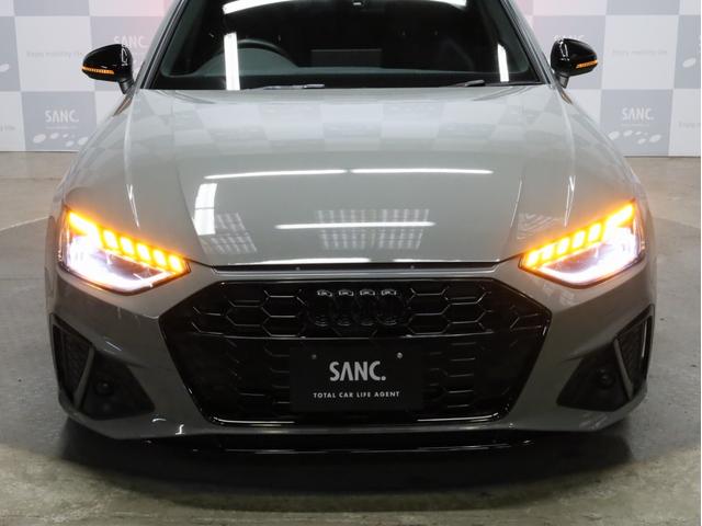 Ａ４ ３５ＴＦＳＩ　Ｓライン　禁煙　Ｓ４用１９インチＡＷ　ブラックＡｕｄｉｒｉｎｇｓ＆ブラックスタイリングＰＫＧ　マトリクスＬＥＤライト　パークアシスト　全周囲カメラ　アダプティブクルコン　レーンアシスト　サイドアシスト　純正ナビ（35枚目）