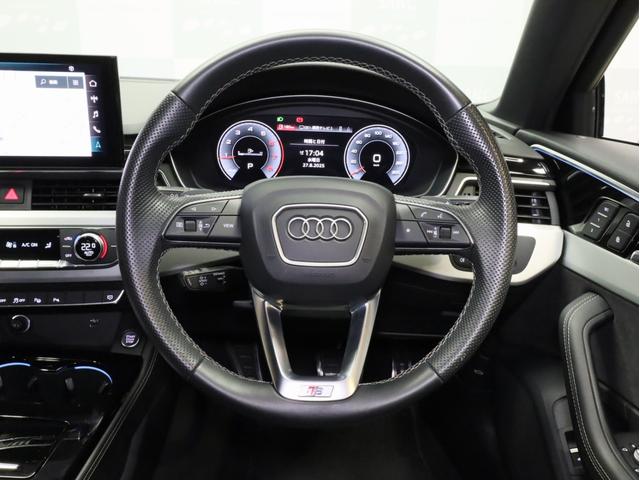 Ａ４ ３５ＴＦＳＩ　Ｓライン　禁煙　Ｓ４用１９インチＡＷ　ブラックＡｕｄｉｒｉｎｇｓ＆ブラックスタイリングＰＫＧ　マトリクスＬＥＤライト　パークアシスト　全周囲カメラ　アダプティブクルコン　レーンアシスト　サイドアシスト　純正ナビ（43枚目）