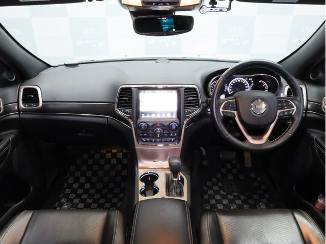 ジープ・グランドチェロキー リミテッド 黒革 前後シートヒーター 前席シートベンチレーター アダプティブクルーズコントロール アドバンストブレーキアシスト ブラインドスポットモニター リアトラフィックアラート FSRカメラ パークアシスト(6枚目)