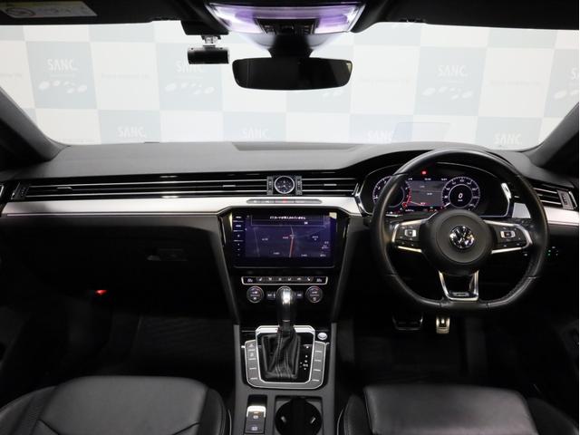 アルテオン TSI 4モーション Rラインアドバンス 黒革 電動パノラマスライディングルーフ アダプティブシャシーコントロールDCC 20インチAW LEDヘッドライト ACC 渋滞時追従支援システム 純正ナビTV 360度カメラ パークアシスト(5枚目)