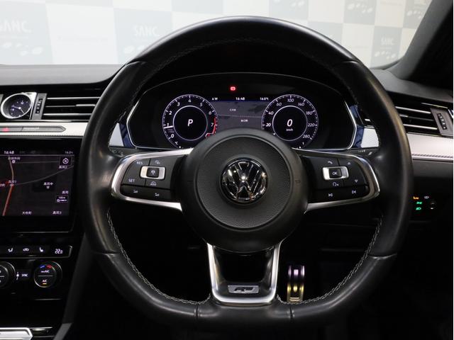 アルテオン TSI 4モーション Rラインアドバンス 黒革 電動パノラマスライディングルーフ アダプティブシャシーコントロールDCC 20インチAW LEDヘッドライト ACC 渋滞時追従支援システム 純正ナビTV 360度カメラ パークアシスト(45枚目)