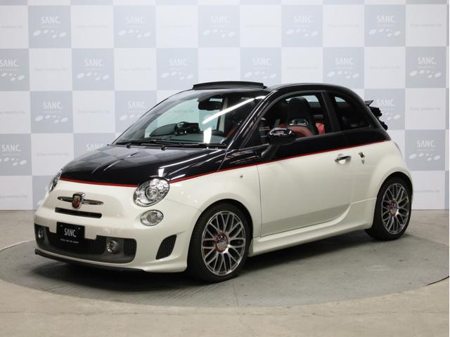 アバルト595C ツーリズモ 禁煙 赤革シート 2トーンボディカラー ブラックソフトトップ 17インチAW ケンウッド製ナビTV リアコーナーセンサー スポーツモード ルーフエンドスポイラー スポーツサス レッドキャリパー(29枚目)