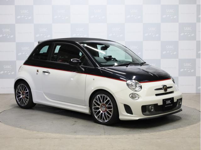 アバルト595C ツーリズモ 禁煙 赤革シート 2トーンボディカラー ブラックソフトトップ 17インチAW ケンウッド製ナビTV リアコーナーセンサー スポーツモード ルーフエンドスポイラー スポーツサス レッドキャリパー(35枚目)