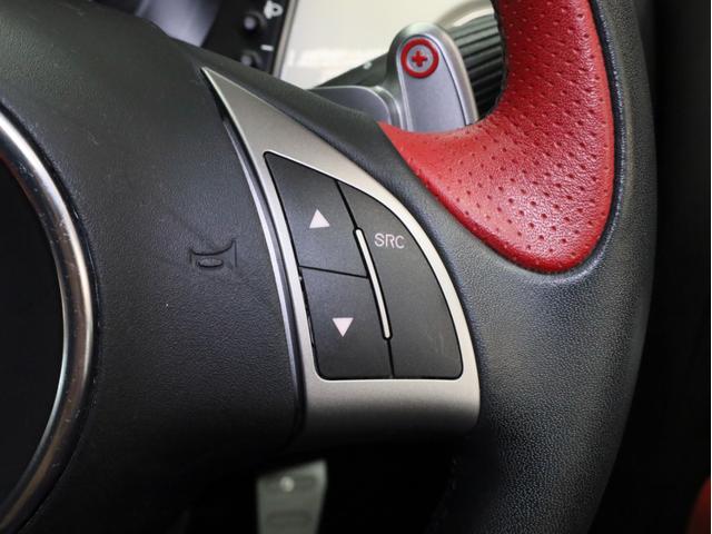 アバルト595C ツーリズモ 禁煙 赤革シート 2トーンボディカラー ブラックソフトトップ 17インチAW ケンウッド製ナビTV リアコーナーセンサー スポーツモード ルーフエンドスポイラー スポーツサス レッドキャリパー(38枚目)