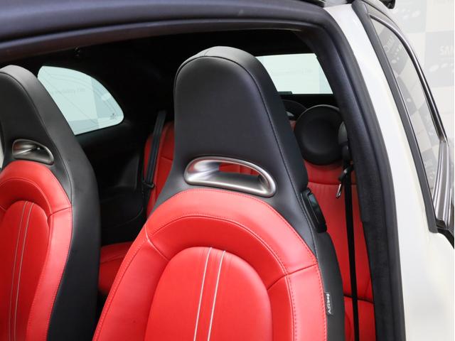 アバルト595C ツーリズモ 禁煙 赤革シート 2トーンボディカラー ブラックソフトトップ 17インチAW ケンウッド製ナビTV リアコーナーセンサー スポーツモード ルーフエンドスポイラー スポーツサス レッドキャリパー(51枚目)