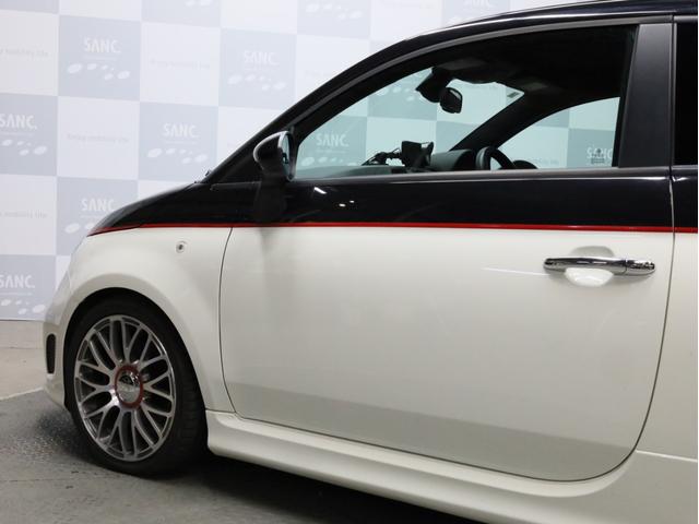 アバルト595C ツーリズモ 禁煙 赤革シート 2トーンボディカラー ブラックソフトトップ 17インチAW ケンウッド製ナビTV リアコーナーセンサー スポーツモード ルーフエンドスポイラー スポーツサス レッドキャリパー(69枚目)