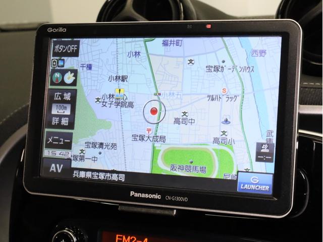 スマートフォーツーカブリオ ＢＲＡＢＵＳ　エクスクルーシブ　リミテッド　禁煙　黒革　パナソニック製ナビ　ＴＶ　バックカメラ　ドラレコ　ＬＥＤヘッドライト　レザーダッシュボード　専用エンジン・マフラー・ＡＴ・サスペンション　ブラバス製アルミホイール　電動ソフトトップ（6枚目）