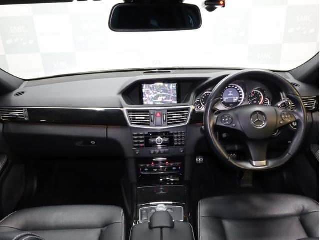 Ｅクラス Ｅ３５０　アバンギャルド　ＡＭＧスポーツパッケージ　黒革シート　電動シート　シートヒーター　純正ナビＴＶ　バックカメラ　ドライブレコーダー　ドリルドブレーキローター　ＡＭＧスポーツシート　１８ＡＷ（3枚目）