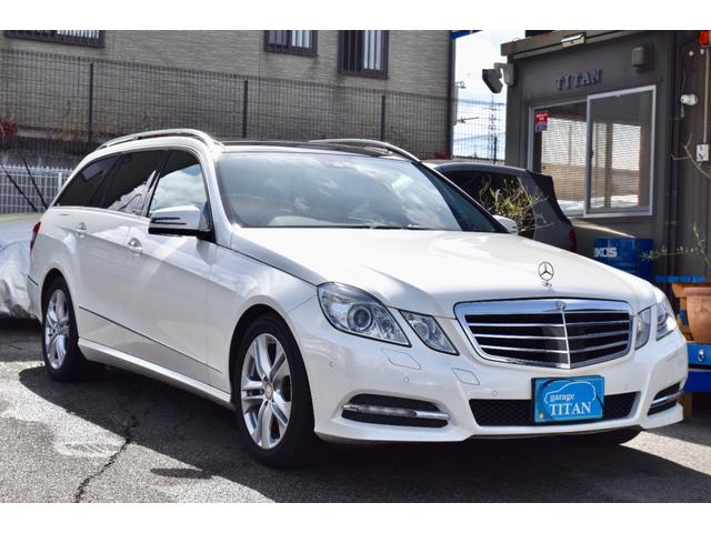 Ｅ３５０ブルーエフィシェンシーワゴン　アバンギャルド　ワンオーナー　ＡＩＲマティックサスペンション　レーダーセーフティー　キーレスゴー　パノラマサンルーフ　黒革パワーシート　シートヒーター　パワーバックドア　ディーラーメンテナンス記録簿　右ハンドル(4枚目)