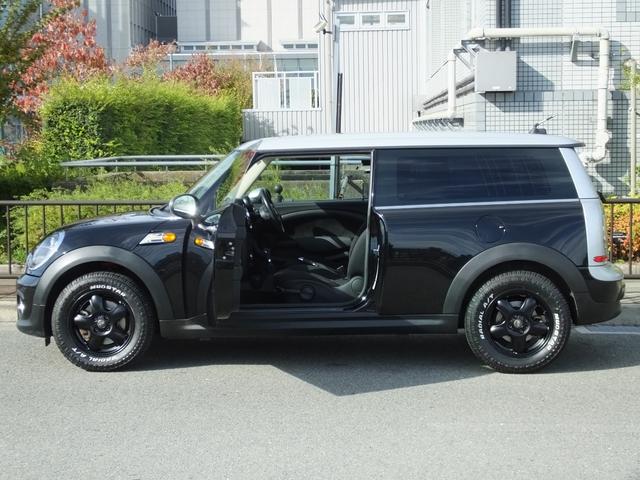 ＭＩＮＩ クーパー　クラブマン　新品ＰＯＤＩＵＭオリジナルリフトアップキット・新品ヘッドライトレンズ・ヘッドライトインナーチッピング塗装・新品ブロックタイヤ・１５ｉｎブラックホイール・ナビバックカメラ・可倒式ショートアンテナ・ＥＴＣ（3枚目）