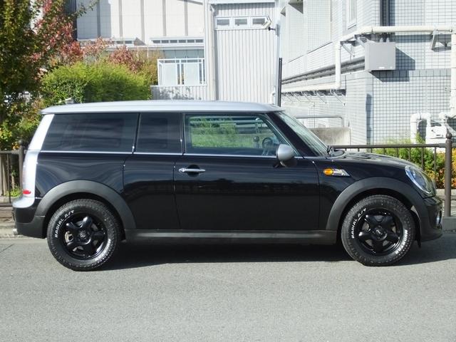 ＭＩＮＩ クーパー　クラブマン　新品ＰＯＤＩＵＭオリジナルリフトアップキット・新品ヘッドライトレンズ・ヘッドライトインナーチッピング塗装・新品ブロックタイヤ・１５ｉｎブラックホイール・ナビバックカメラ・可倒式ショートアンテナ・ＥＴＣ（9枚目）