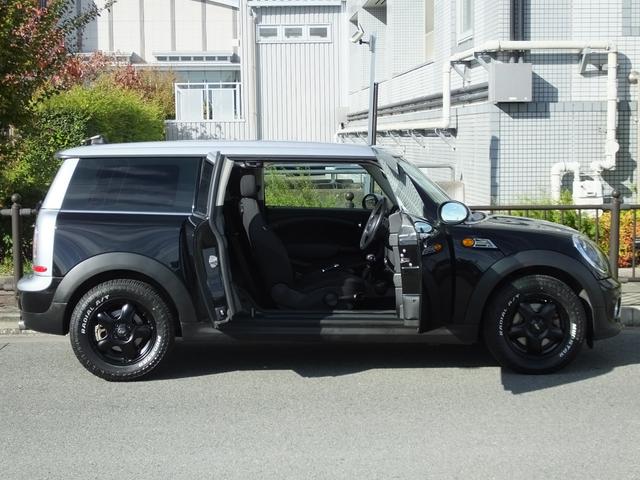 ＭＩＮＩ クーパー　クラブマン　新品ＰＯＤＩＵＭオリジナルリフトアップキット・新品ヘッドライトレンズ・ヘッドライトインナーチッピング塗装・新品ブロックタイヤ・１５ｉｎブラックホイール・ナビバックカメラ・可倒式ショートアンテナ・ＥＴＣ（10枚目）