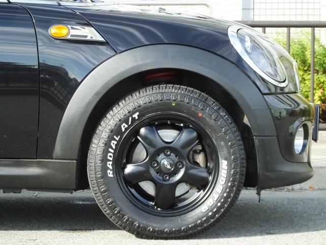 ＭＩＮＩ クーパー　クラブマン　新品ＰＯＤＩＵＭオリジナルリフトアップキット・新品ヘッドライトレンズ・ヘッドライトインナーチッピング塗装・新品ブロックタイヤ・１５ｉｎブラックホイール・ナビバックカメラ・可倒式ショートアンテナ・ＥＴＣ（16枚目）