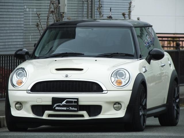 ＭＩＮＩ クーパーＳ　新品ＰＯＤＩＵＭ製ダウンサス・新品ＰＯＤＩＵＭ製フロントリップ・ＢＭＳ製Ｍ７２－Ｇ２　１７インチアルミホイール・ブラックサイドミラーカバー・ショートアンテナ・ボディー同色トランクリッド・ＥＴＣ（2枚目）