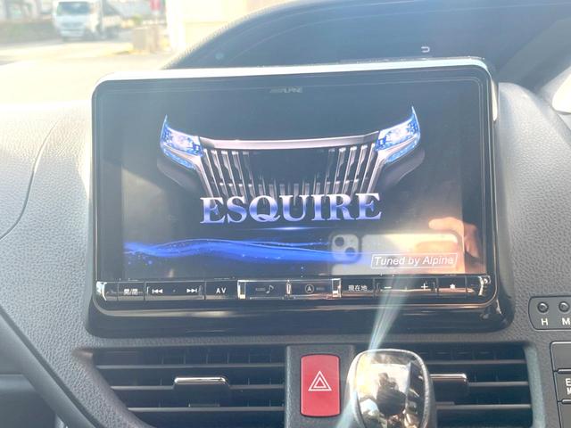 エスクァイア Gi ALPINE9インチナビ エアロ 両側電動ドア バックカメラ 衝突被害軽減システム 禁煙車 ハーフレザーシート スマートキー LEDヘッド ビルトインETC クルコン オートハイビーム(28枚目)