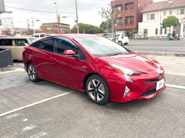 プリウス Aツーリングセレクション 純正ナビ バックカメラ 衝突軽減ブレーキ 合皮シート LEDヘッドライト シートヒーター ヘッドアップディスプレイ(19枚目)