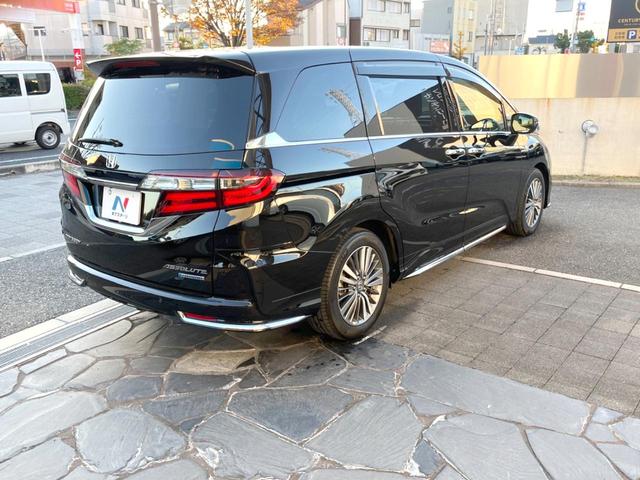 オデッセイハイブリッド ハイブリッドアブソルート・ホンダセンシング 純正8インチナビ 全方位カメラ フリップダウンモニター アダプティブクルーズコントロール 両側パワースライドドア 7人乗り LEDヘッドライト 純正17インチアルミホイール Bluetooth接続(21枚目)