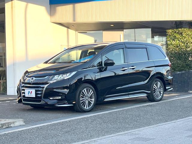 オデッセイハイブリッド ハイブリッドアブソルート・ホンダセンシング 純正8インチナビ 全方位カメラ フリップダウンモニター アダプティブクルーズコントロール 両側パワースライドドア 7人乗り LEDヘッドライト 純正17インチアルミホイール Bluetooth接続(24枚目)