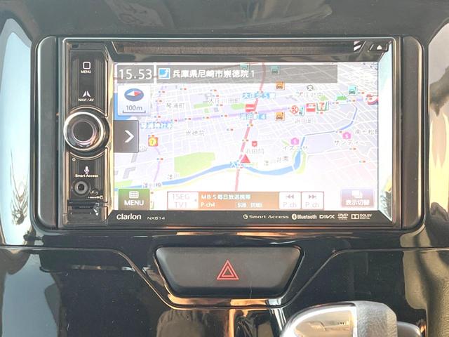 タント カスタムＸ　ＳＡ　Ｃｌａｒｉｏｎナビ　パワースライドドア　スマートアシスト　ＥＴＣ　スマートキー　オートエアコン（3枚目）