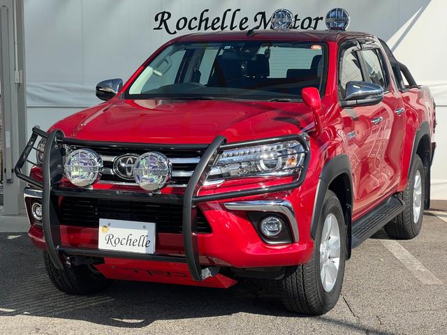 ハイラックス Ｚ　ＴＲＤ製スポーツバー　Ｆアンダーカバー　ＩＰＦランプ　社外Ｆバンパーガード　純正１７インチアルミホイール　純正ナビ　フルセグＴＶ　ファブリックシート　プリクラッシュセーフティ（2枚目）