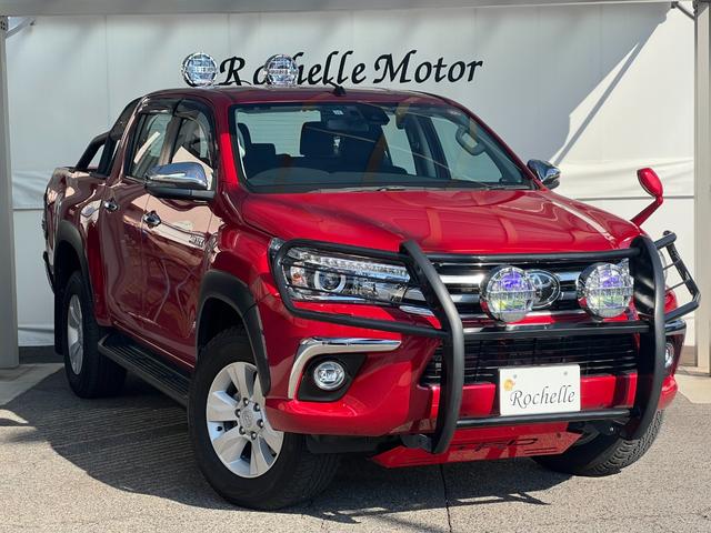 ハイラックス Ｚ　ＴＲＤ製スポーツバー　Ｆアンダーカバー　ＩＰＦランプ　社外Ｆバンパーガード　純正１７インチアルミホイール　純正ナビ　フルセグＴＶ　ファブリックシート　プリクラッシュセーフティ（15枚目）