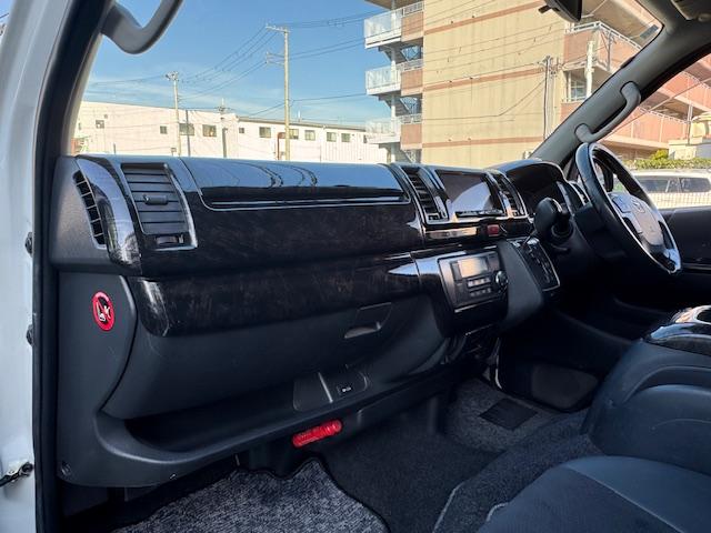 ハイエースバン スーパーGL ダークプライム 特別仕様車 ディーゼルターボ LEDヘッドライトLEDポジション ナビ地デジTVドライブレコーダー スマートキー プッシュスタート ダークプライム専用ハーフレザーシートダークプライム専用コンビハンドル(26枚目)