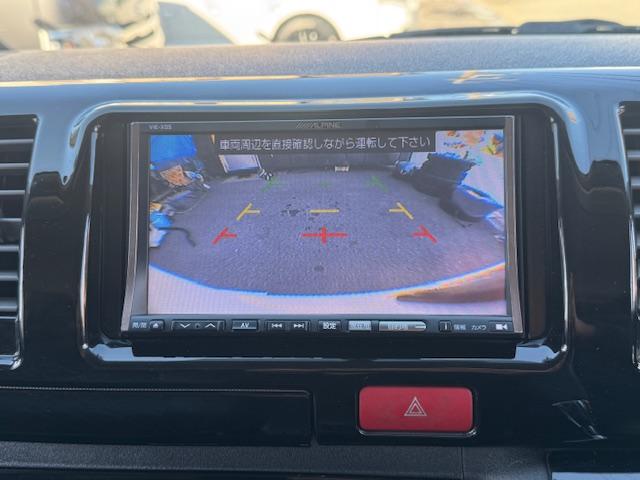 ハイエースバン ロングスーパーGL HIDライト LEDフォグ 社外テール ローダウン15インチAW ALPINEナビ地デジフルセグTV ALPINE天井モニター バックカメラETC ベッドキット シートカバー 黒木目オーディオパネル(24枚目)