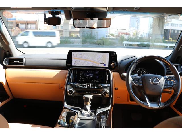 ＬＸ ＬＸ６００　ワンオーナー　Ｒエンターテイメント　マークレビンソン　デジタルインナーミラー　クールボックス　ＨＵＤ　ＢＳＭ　セーフティシステムプラス　茶革　シートヒーター　エアシート（10枚目）