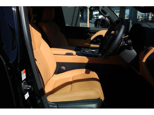 ＬＸ ＬＸ６００　ワンオーナー　Ｒエンターテイメント　マークレビンソン　デジタルインナーミラー　クールボックス　ＨＵＤ　ＢＳＭ　セーフティシステムプラス　茶革　シートヒーター　エアシート（11枚目）